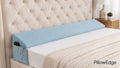 PillowEdge Quilted Bed Wedge with Pockets – Blue (Twin/Queen/King)
